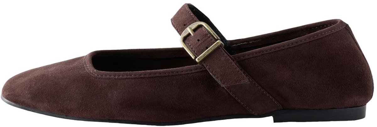 Next - Dames - N. Premium leren Mary Jane schoenen - Bruin