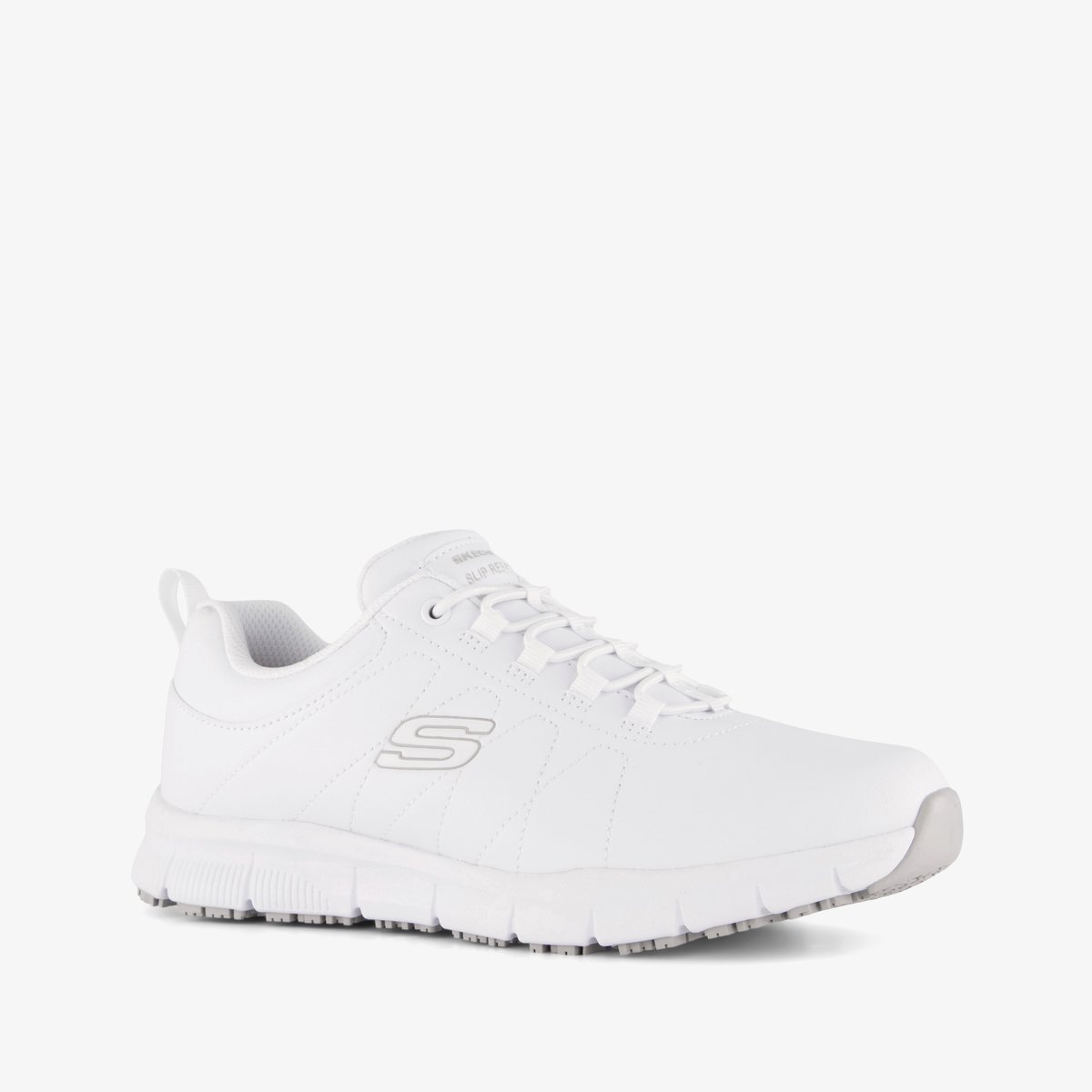 Skechers Work Nampa - Beja dames sneakers wit - Maat 38 - Extra comfort - Memory Foam