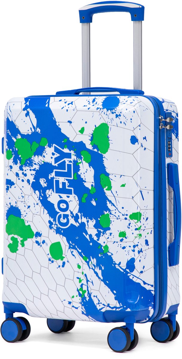 Koffer - Handbagage Koffer - PC Materiaal - TSA Slot - 40L - Blauw