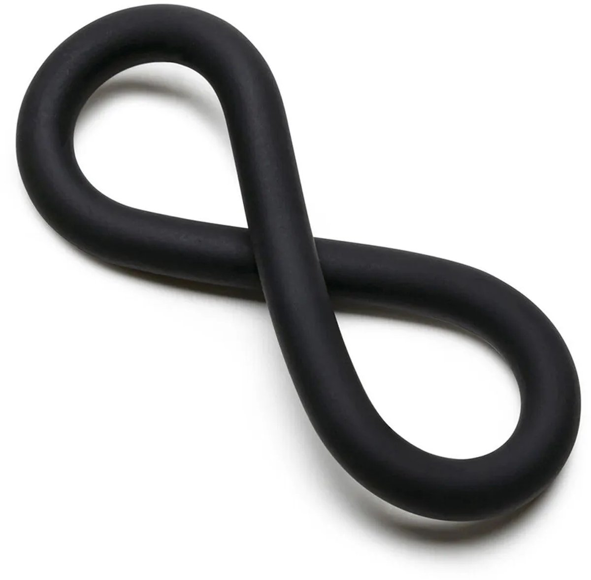 siliconen hefty wrap ring - cockring - 9 / 22,9 cm - zwart