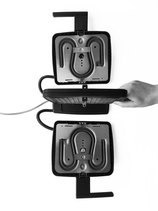 Cool touch toasty wafelijzer (paars) Inclusief platen voor Croque-Monsieur — afbeelding 4