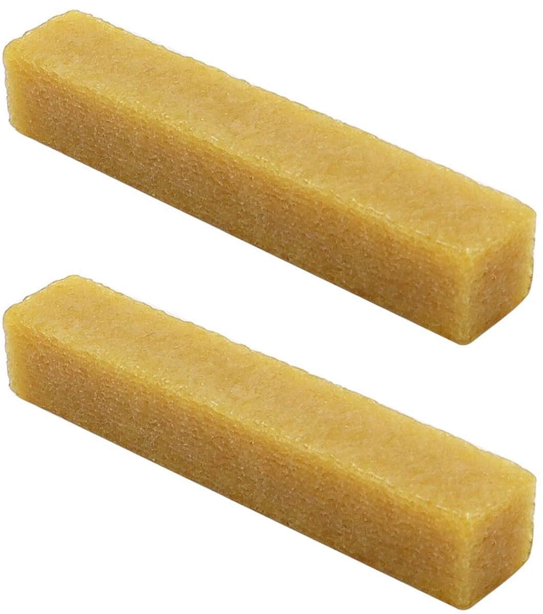 Thijox - 2 x Schuurblokken 150 x 25 x 25 mm voor het Reinigen van Schuurbanden en Schuurschijven - Hoogwaardig Natuurlijk Rubber, Herbruikbaar, Voor S