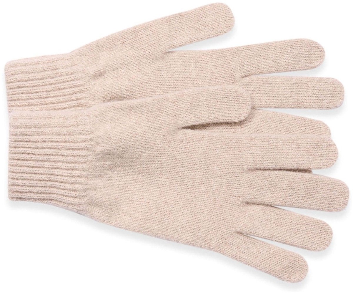 Handschoenen - Wollen handschoenen - Gebreid - Winterhandschoenen - Handwarmers - Knitted gloves - One size - Beige - Jonyx