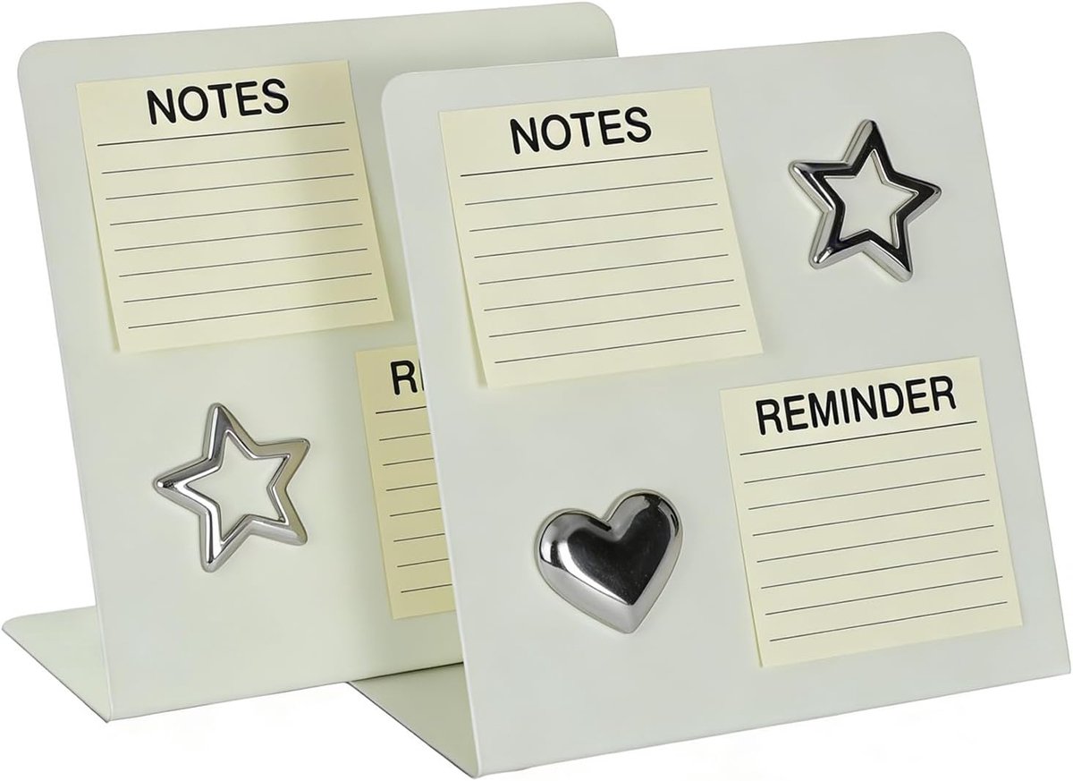 Magnetisch Bord 2 Stuks - Magnetisch Tafelpuntbord - Wit - Perfect voor Thuis, School en Kantoor - SnelShoppen
