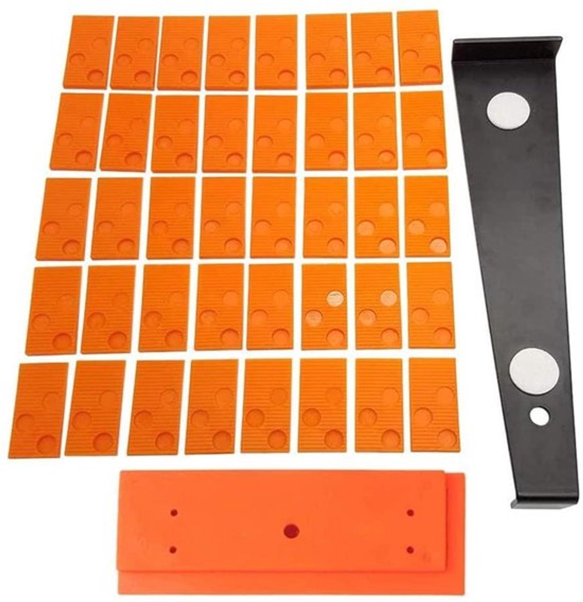Vloeren Installatie Kit - Houten Vloeren - Laminaat Vinyl Plank - Montage Tool - Spacers Tapping Block - Heavy Duty - Pull Bar - Geschikt voor diverse vloeren - 22 Stuks - Handige set voor vloeren leggen.