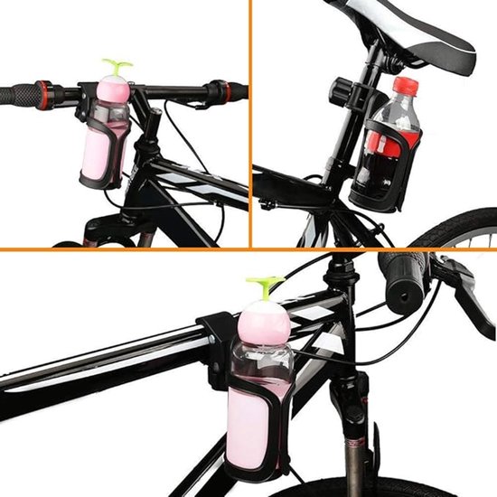 Fietsflessenhouder - Universele bidonhouder - Bidonhouder - Fietsaccessoires - lichtgewicht - waterdichte - Duurzame - voor fiets, MTB-racefiets-mountainbike bidonhouderbevestiging - zwart — afbeelding 2