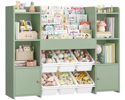 Damenzo - Opbergkast - Speelgoedkast - Opbergbox - Kast - Kasten - Speelgoed organizer - 6
