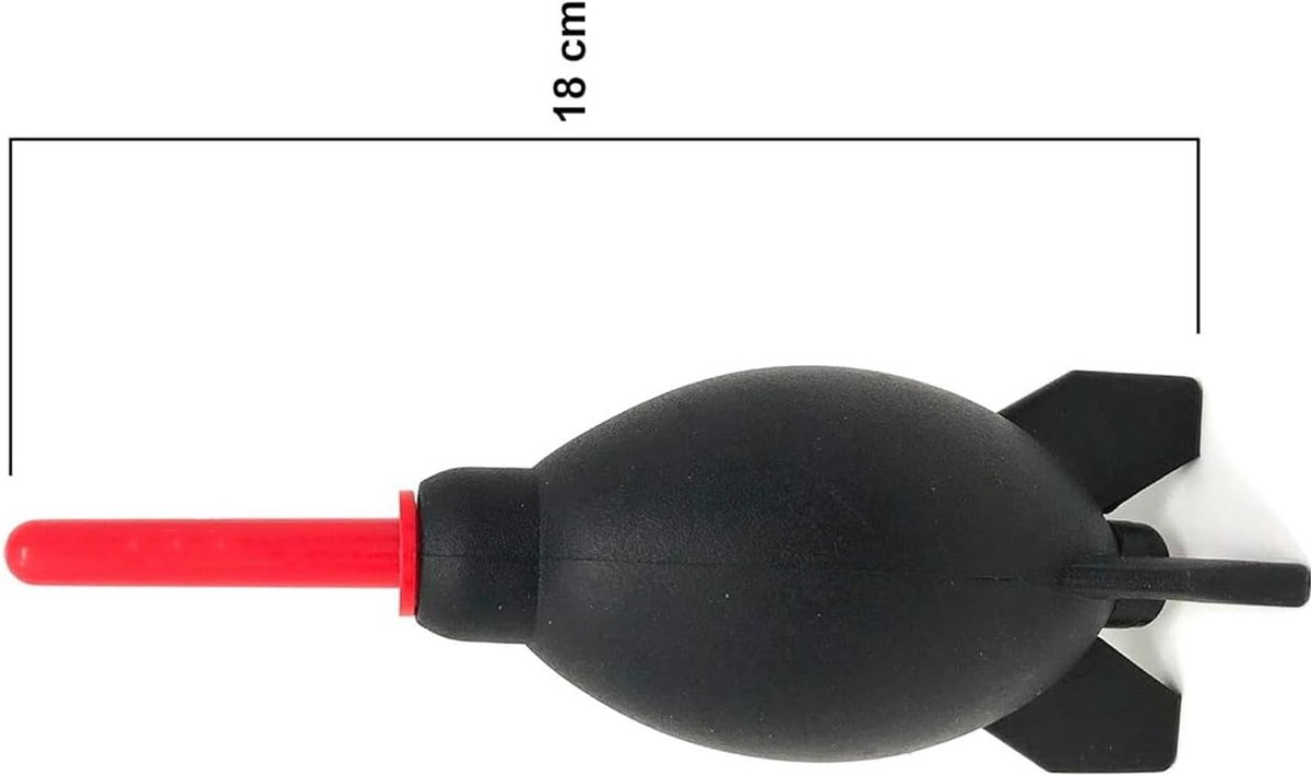 Professionele Rocketvormige Luchtblazer voor Stofverwijdering, Ideaal voor DSLR Camera Lens, Sensor en Filter Reiniging - 4 Stuks