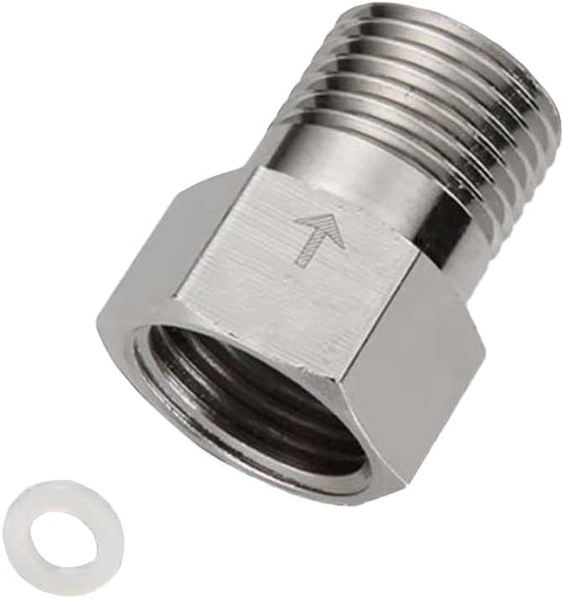 Controleklep voor G1/2" Waterleidingen, Geschikt voor Toilet en Waterverwarmer, Terugstroombeveiliging en Waterbeheer in Badkamer en Tank