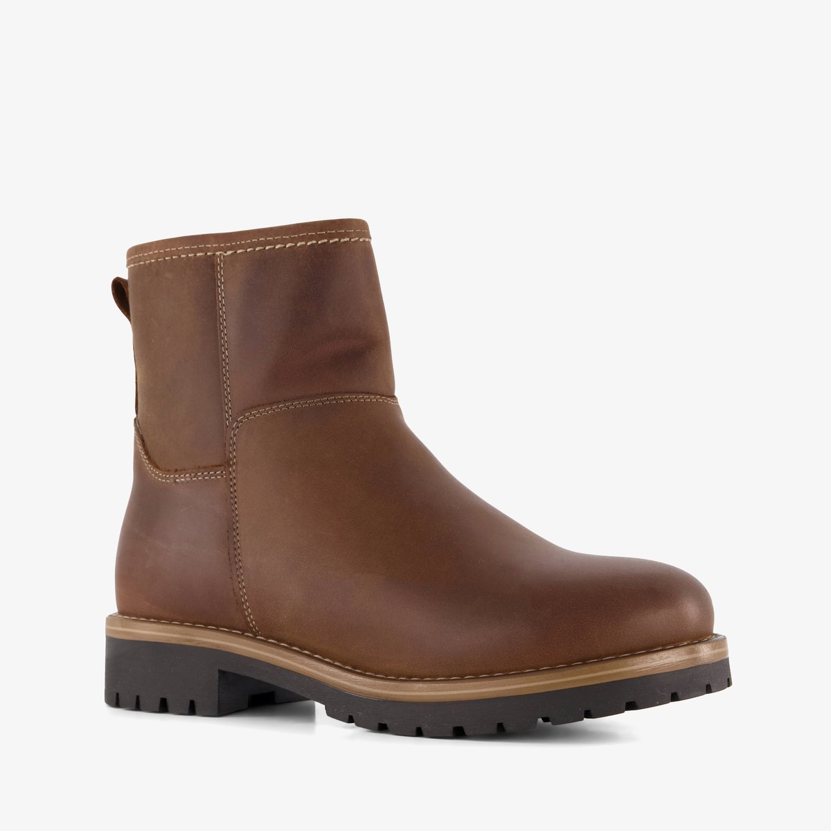 Output leren dames boots bruin - Maat 38