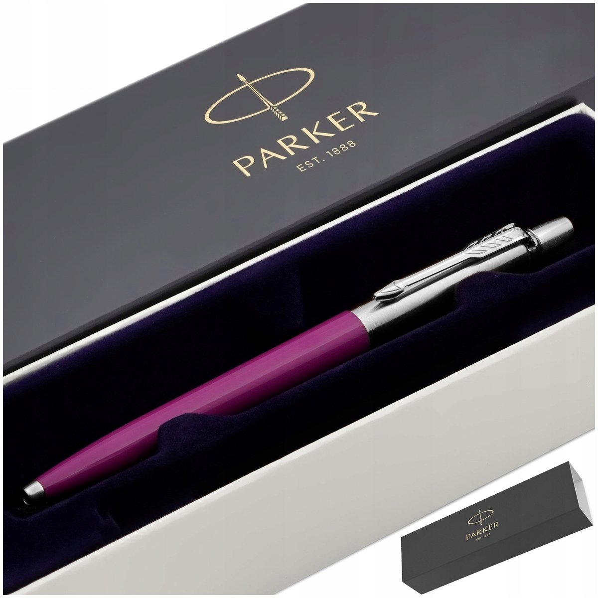 Parker Jotter Magenta Pen - Elegante Cadeaubox Inbegrepen