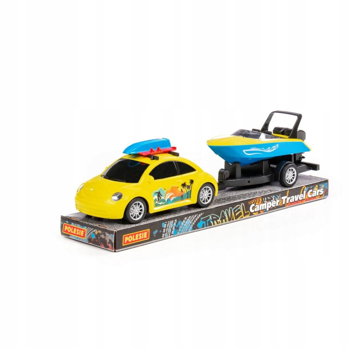 Polesie Tournee Auto met Speedboot Trailer