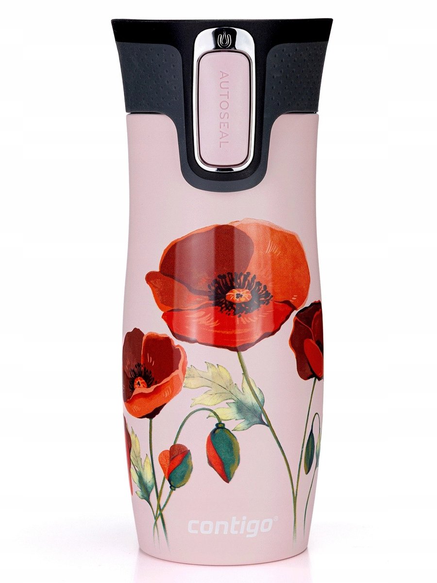 Contigo West Loop 2.0 Thermosbeker 470ml - Roze Maki