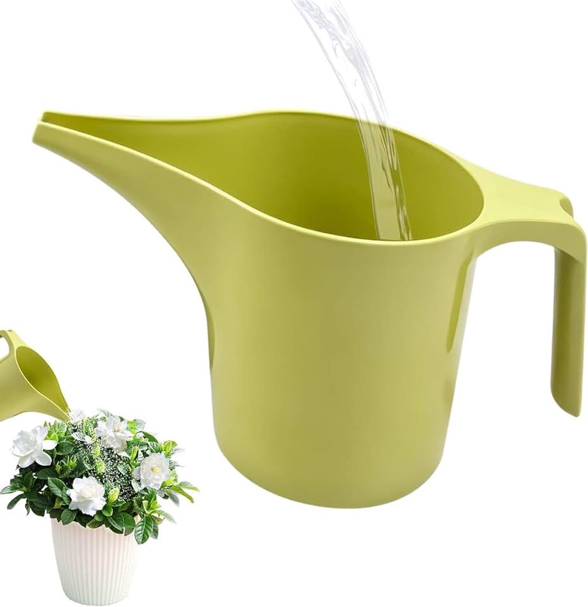Gieter met lange tuit 1 liter plantenwatergieter | Tuin Wateringskan Voor Moeder, Grootmoeder, Vrouwen, Liefhebbers, Grasveld, Potplanten, Bloemen, Buitenshuis, Tuinperceel,