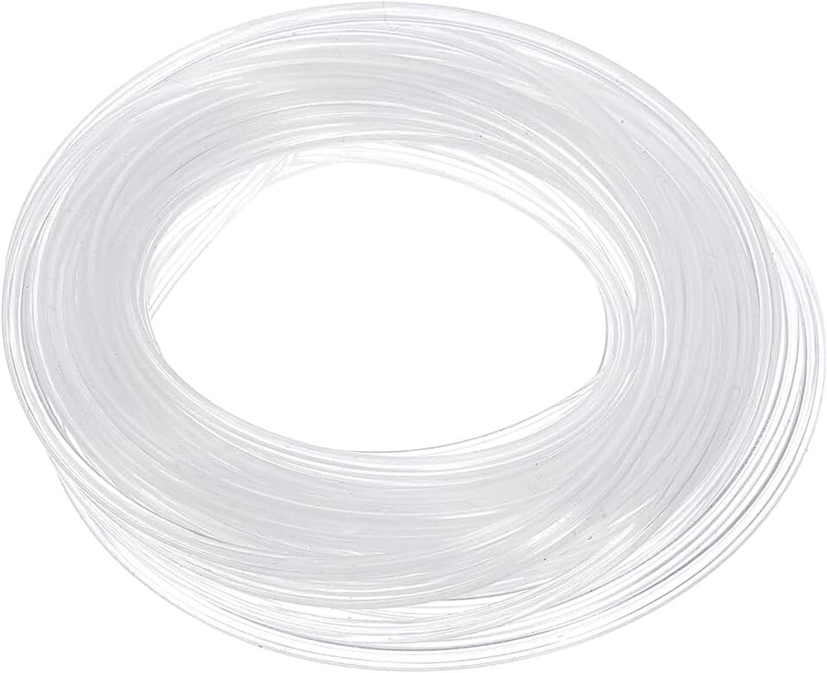 Siliconen slang, 1,8 mm ID x 2,5 mm OD 16,4 voet lange flexibele zuivere siliconen slang, hoge temperatuur slang voor huisbrouwen, aquaponica, luchtslang, irrigatie