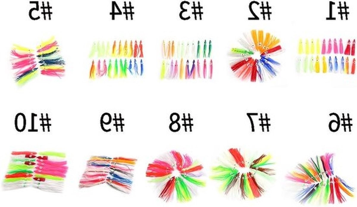 20 Stuks Kunstmatige Octopus Aas, Zachte Skirts voor Trollend Vissen in Zoutwater (9cm)