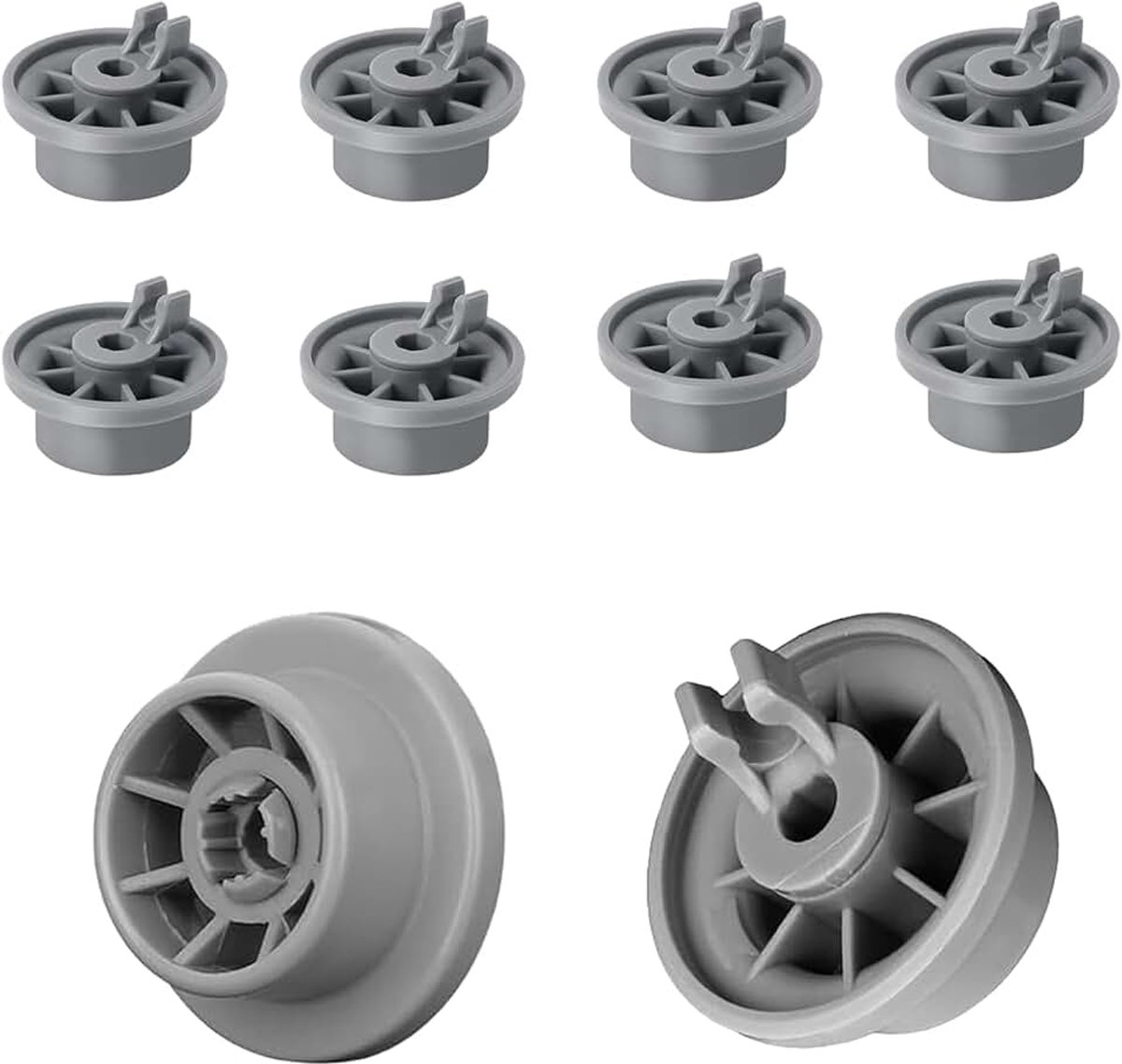 8 Stuks Wielen en Rollen Voor Onderkorf Vaatwasser Compatibel Met Bosch Siemens Neff Beko Duurzame Vaatwasser Wielen Onderdelen
