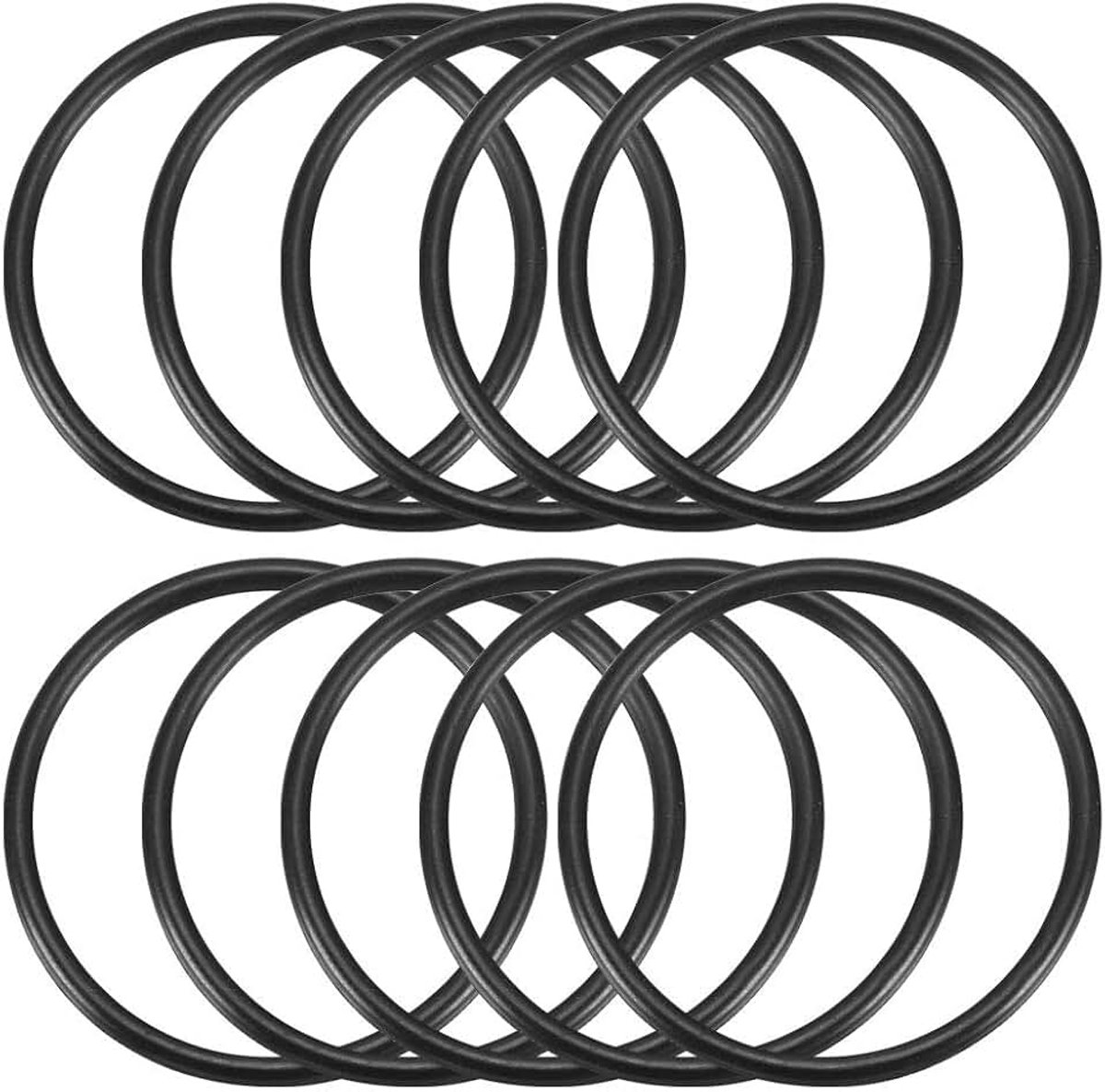 Sourcing map Verpakking met 10 nitrilrubber O-ringen 32 mm OD 28 mm ID 2 mm breedte metrische afdichting