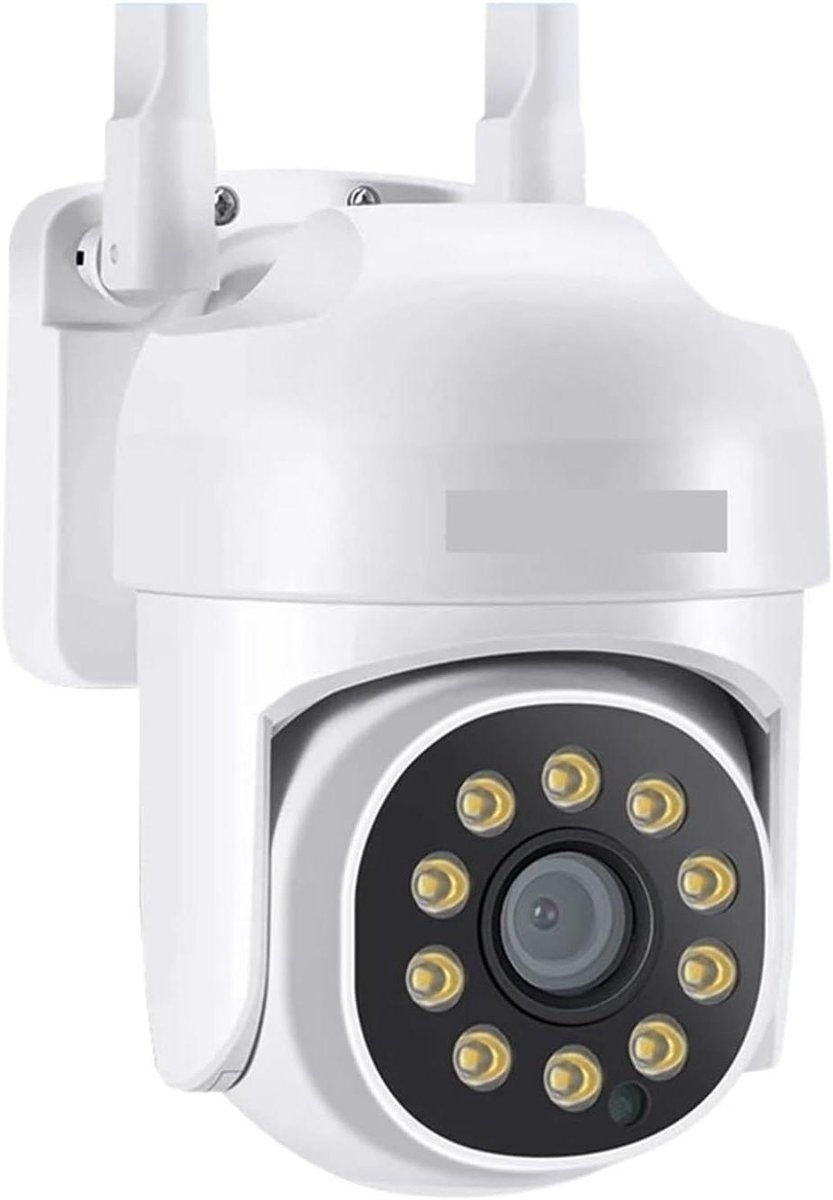 Beveiligingscamera - IP Camera PTZ Camera - Huisbewaking - AI Menselijke Detectie - 4 MP - Wit