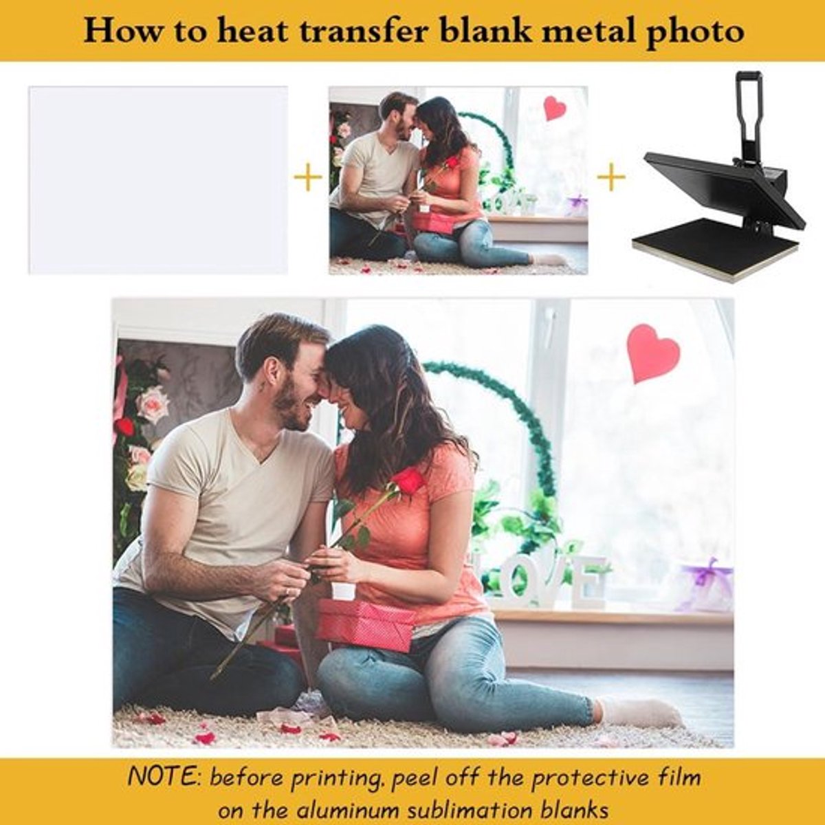 - Aluminium Foto Plaat - Sublimatie - Blank - Metaal - DIY - Geschikt voor Foto Afdrukken - Blank - 5 Stuks Sublimatie Aluminium Foto Plaat 0,5 mm Dik Panel Blanco Warmte Transfer Vellen voor DIY Afdrukken Foto Afstuderen Verjaardagen.