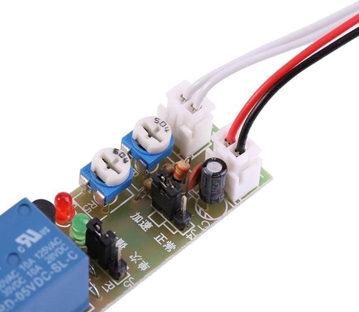 Oneindige cyclus vertragingstimer schakelaar relais - Verstelbaar 0-15 min - Voor DC5V/12V/24V.