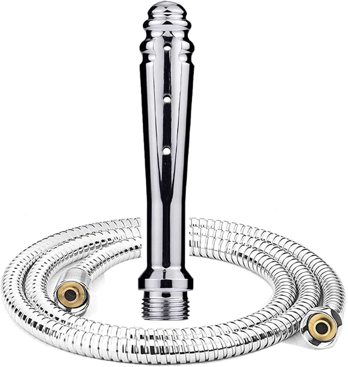 Vaginale anale reiniger, vaginale reiniger voor douchesystemen (zilver)