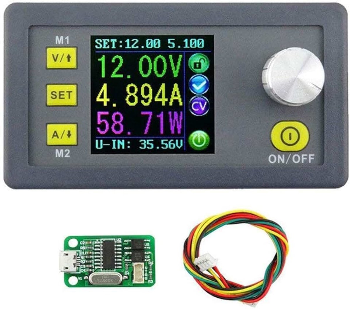 DPS3005 USB-communicatie Constante spanningsstroom Step-down Voedingsmodule Spanningsomvormer LCD Voltmeter