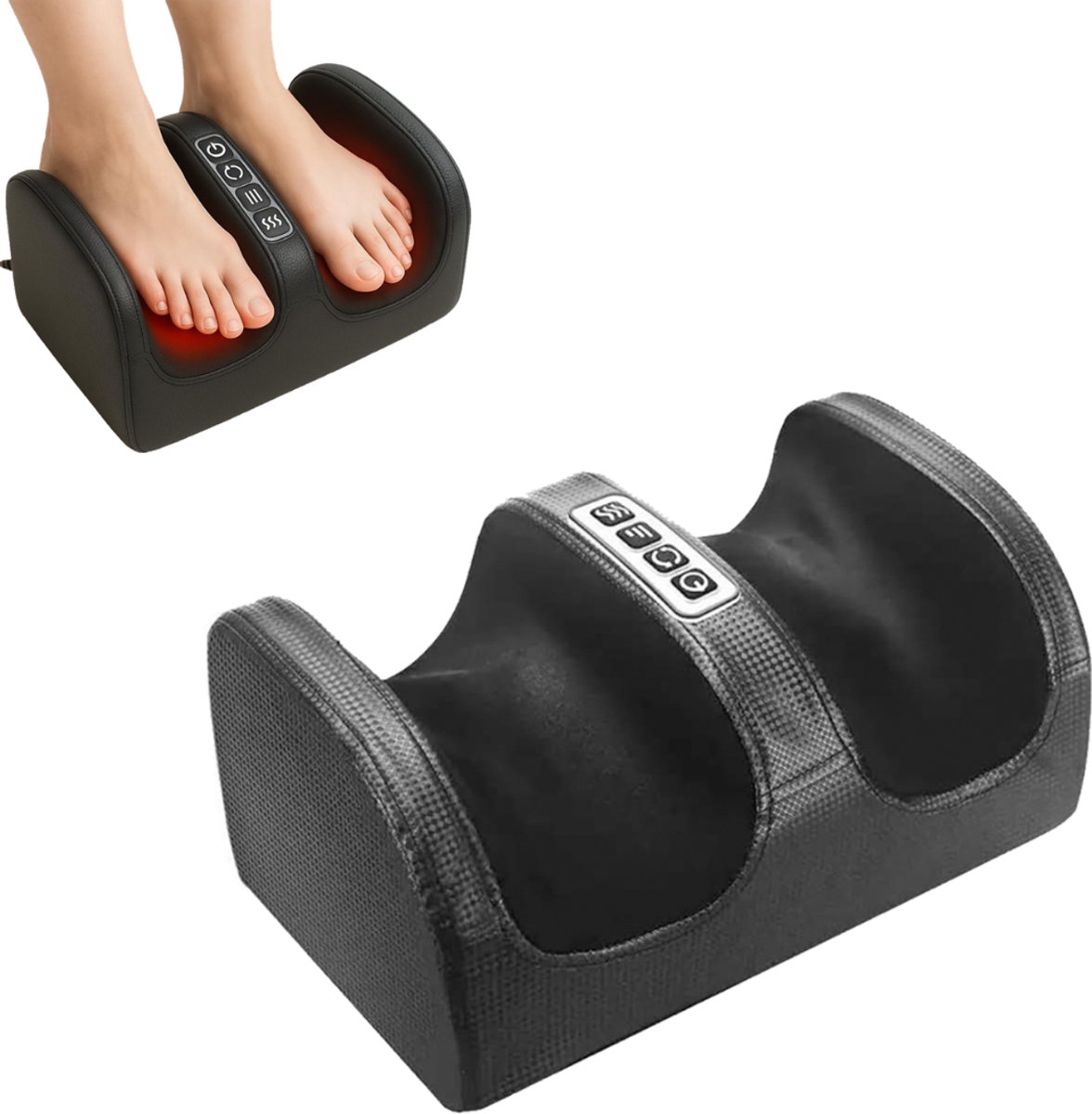 Zavio® Voetmassage Apparaat met Warmtefunctie - Bloedcirculatieapparaat - Shiatsu Massage - Gebruiksvriendelijk