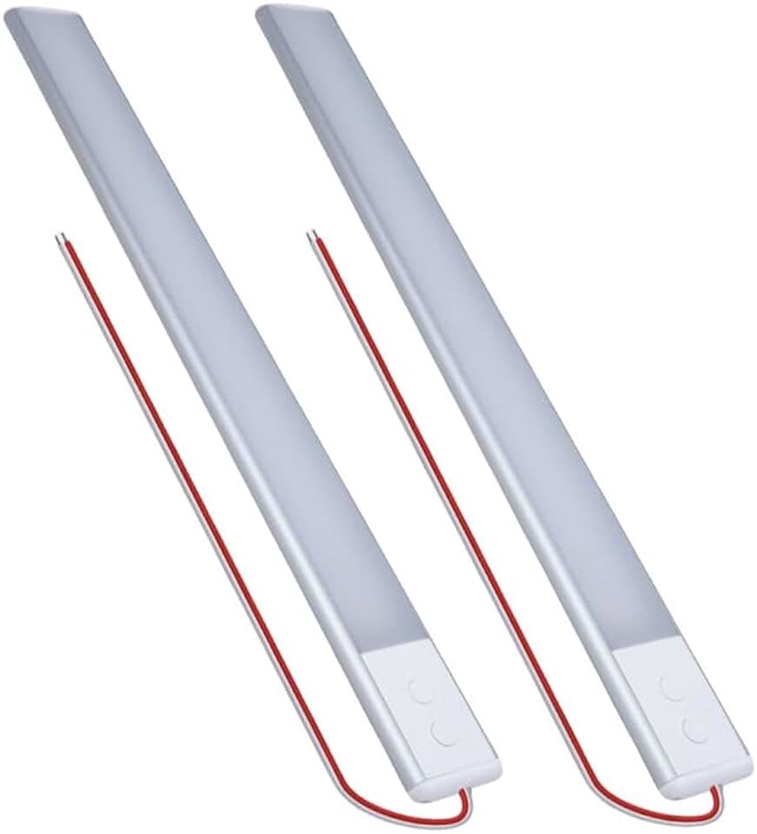 2 stuks led-lampen voor camper, 12V led-lamp voor camper met schakelaar, dimbare led-stripverlichting voor camper, autodakverlichting voor caravan, camper, vrachtwagen