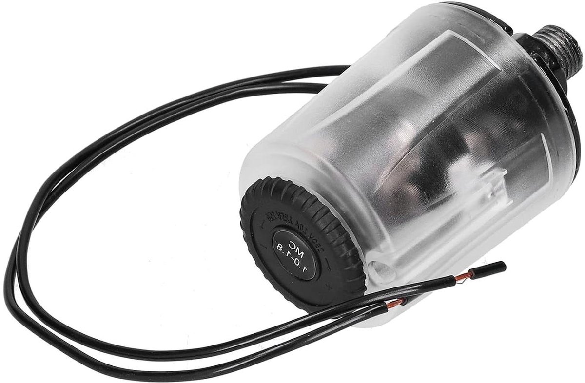 Automatische Waterdrukschakelaar - Waterpompdrukschakelaar Controller - Waterdruk Reguleren - Zinklegering Constructie - 12 cm x 6 cm - Transparant