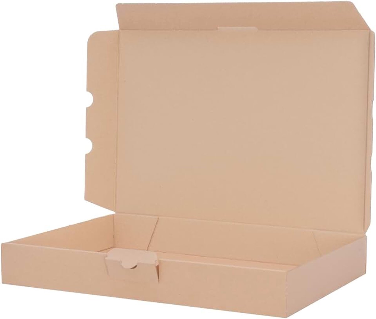 Verpacking DHL kleinpakket Bruin 350 x 250 x 50 mm [maat en aantal selecteerbaar] kleine enkelgolf verzenddozen 25 stuks