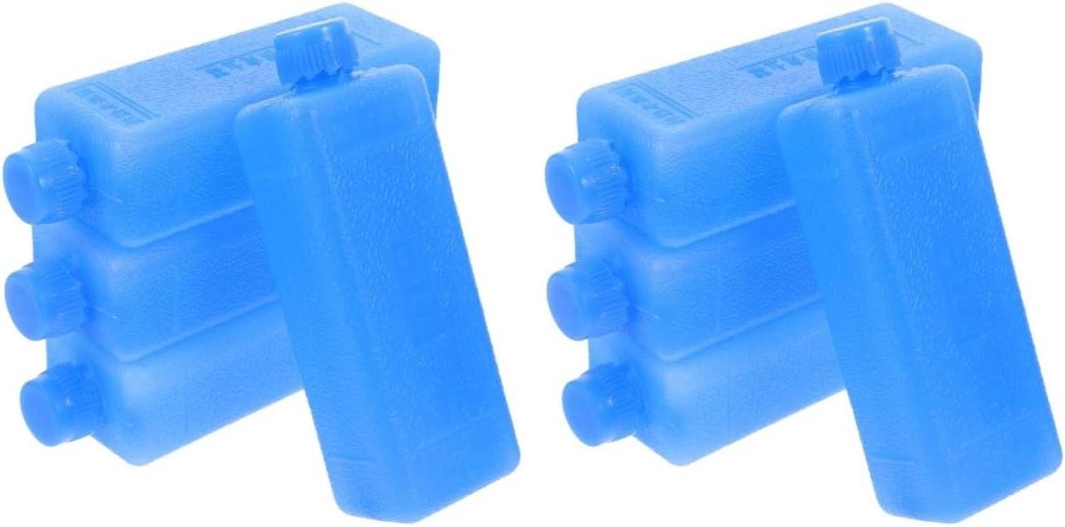 Herbruikbare Ice Packs - Koelblokken Vriezer - Koelen van Dranken - Langdurige Koeling - 8 Stuks - Blauw