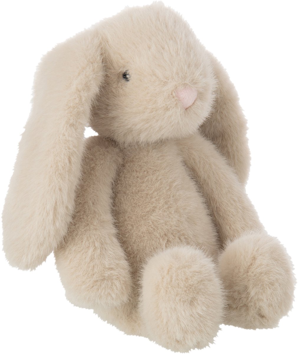 J-Line knuffel Konijn - polyester - beige