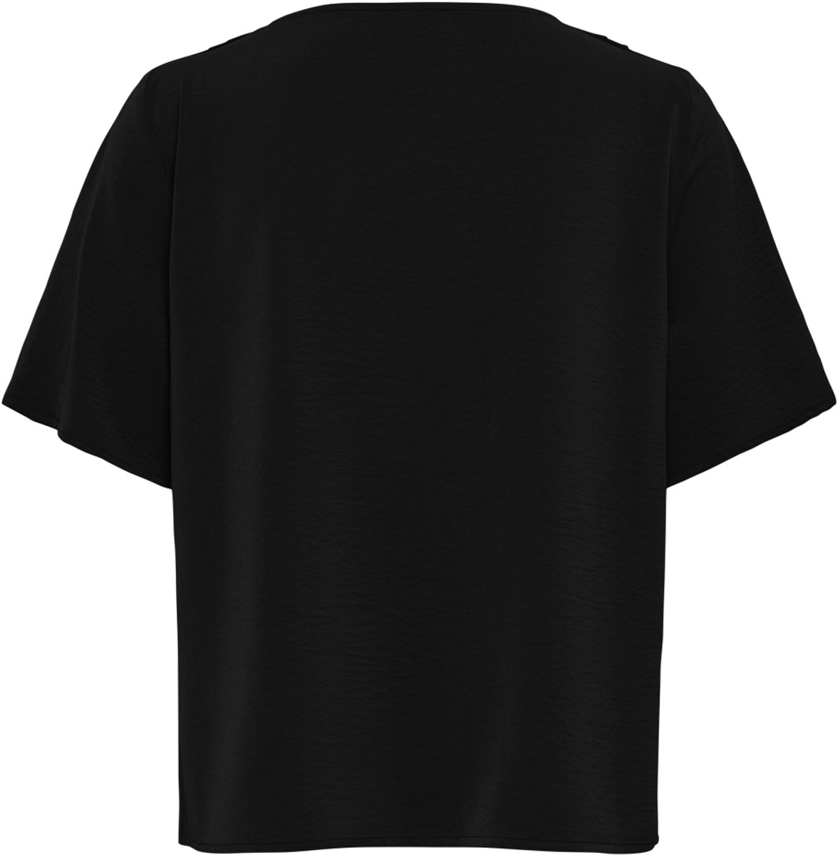 Jacqueline de Yong T-shirt Jdyaya 2/4 Waterfall Top Wvn 15379853 Black Dames Maat - XXL