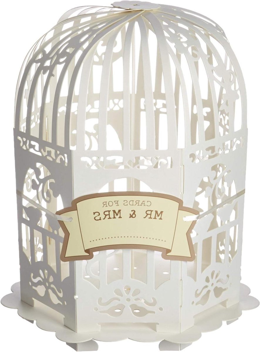 Kaart brievenbus - Bruiloft decoratie - Kaarten verzamelen - Met Mr & Mrs bord