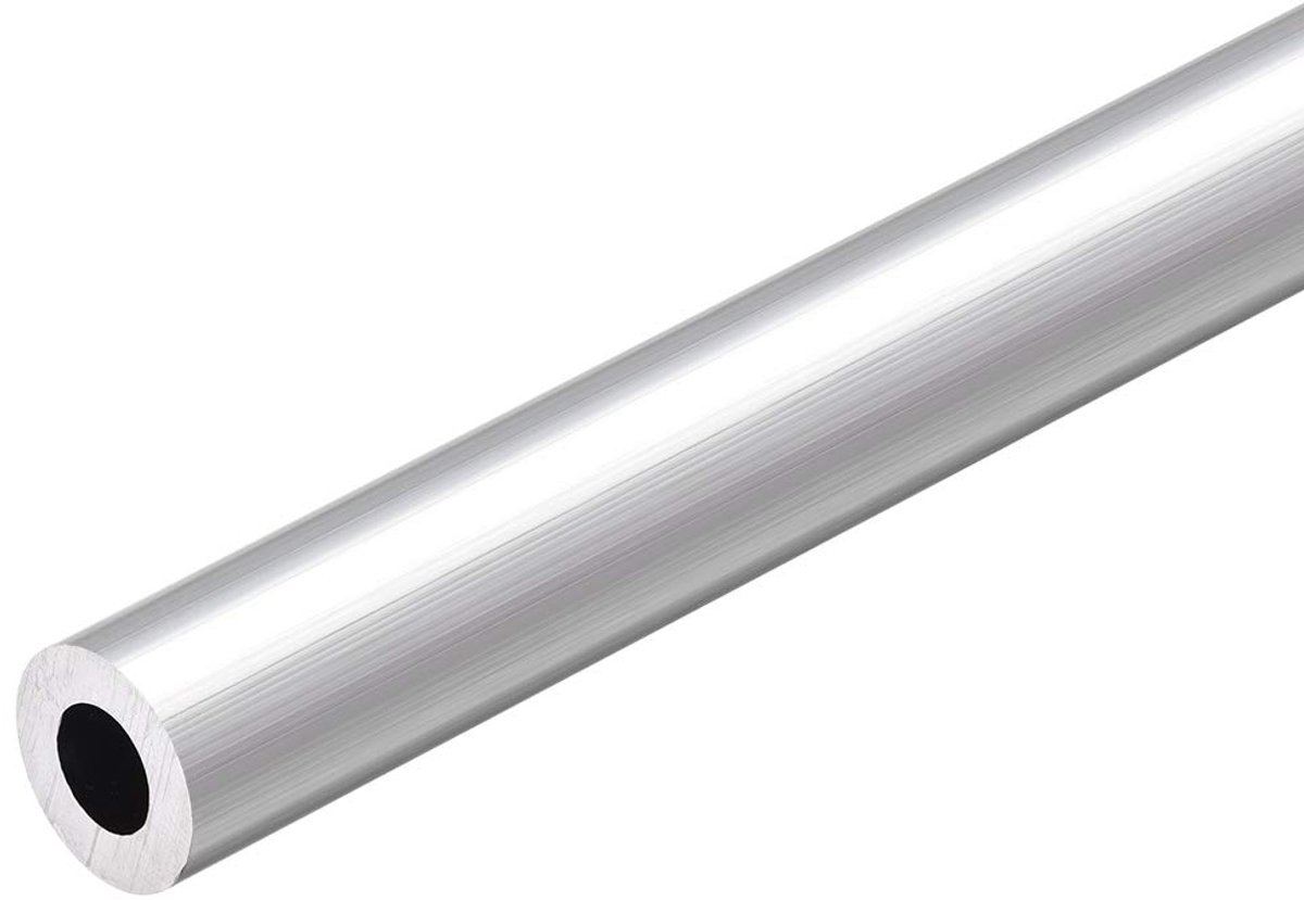Aluminium buis, 300 mm lengte, ronde buizen, aluminium ronde buizen, aluminium ronde buis, 15 mm buitendiameter aluminium profiel, aluminium profiel, metalen buis