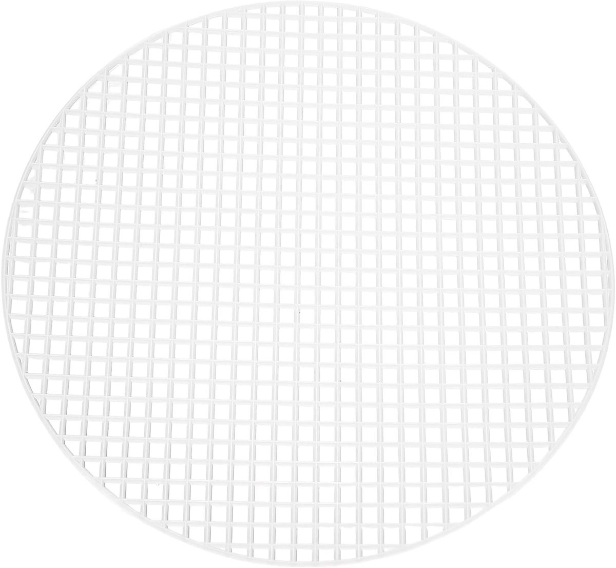 10 stuks kunststof netplaten, rond net, 17,9 cm, voor borduurwerk, haken, knutselprojecten, zakmaken, woondecoratie, wit