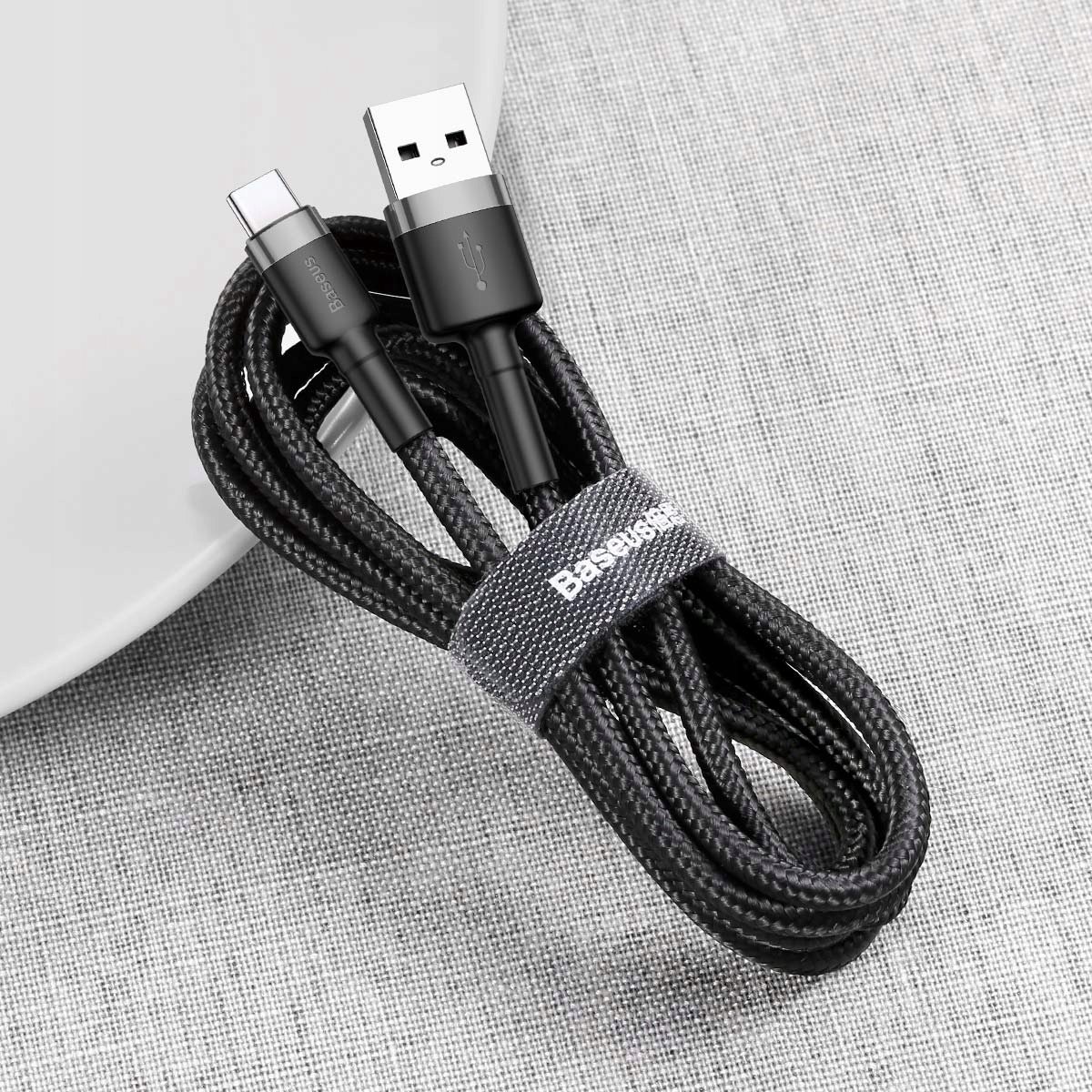 Baseus Cafule USB-C Kabel 50cm Quick Charge 3A - Duurzaam & Snel