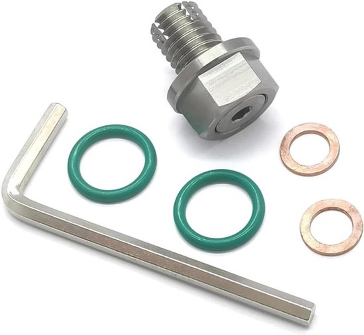 Dailygoods- Reparatieset oliepanschroefdraad M14 - roestvrij staal