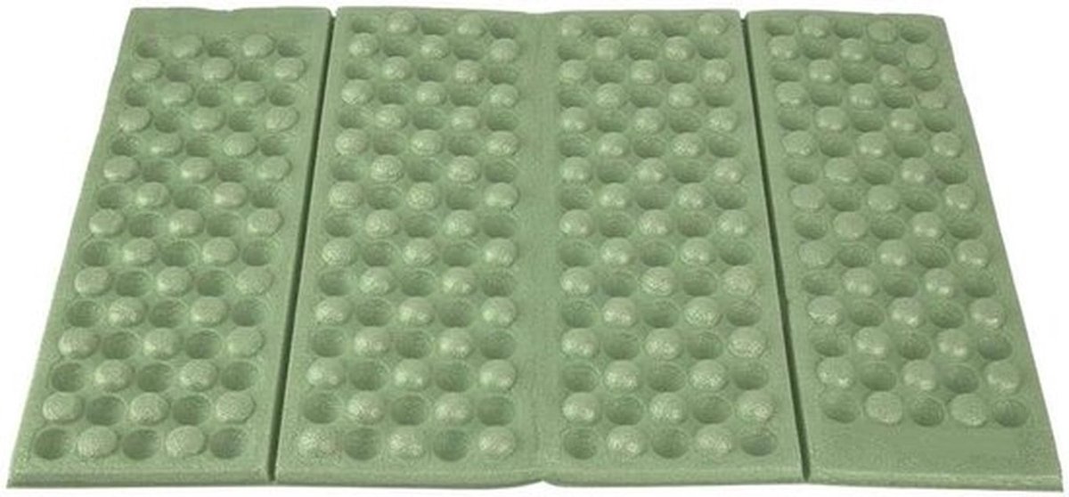 Opvouwbaar Kussen - Campingmat - Draagbaar - Waterdicht - Zitkussen - Kamperen - Sportevenementen - Wandelen - Tuinieren - Groen en Zwart - Schuimmat