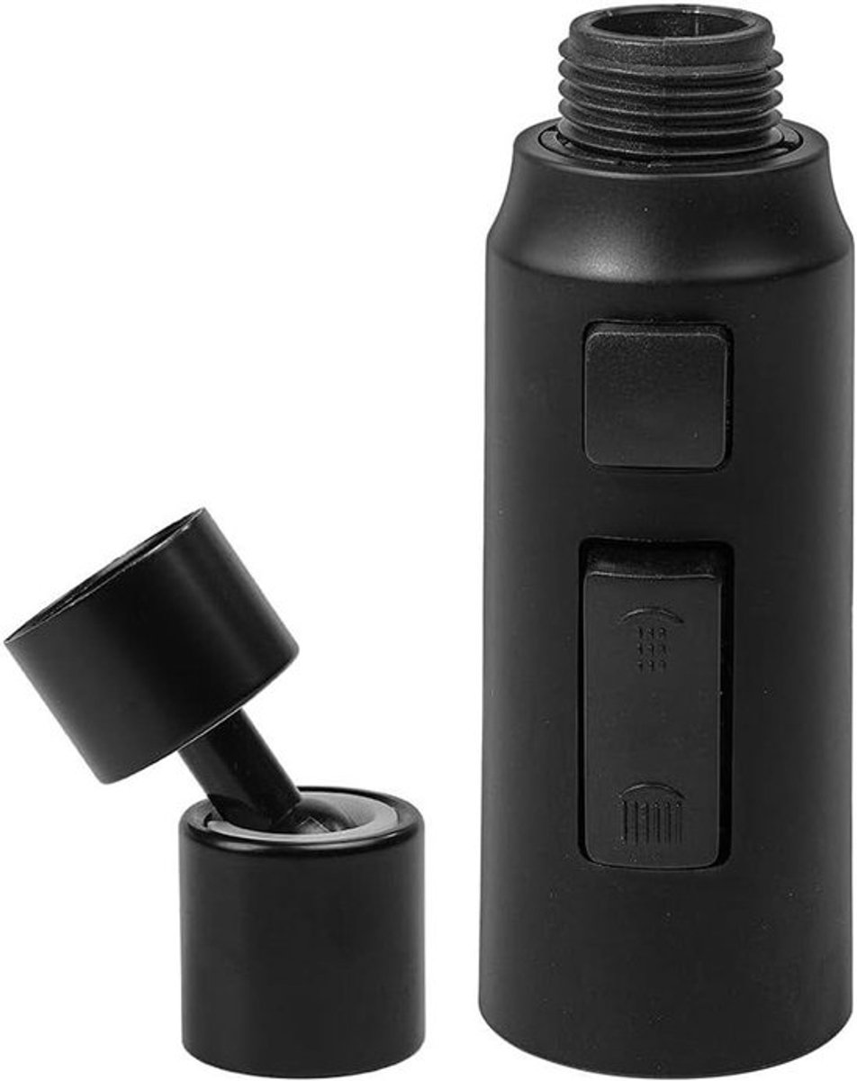 Keuken Kraan Adapter - Beluchter Sproeier - 360° Draaibare Verlenger - Spoelbak - Vervangende - 3 Standen - Geschikt voor Merk Keukenkranen - Zilver/metaal.