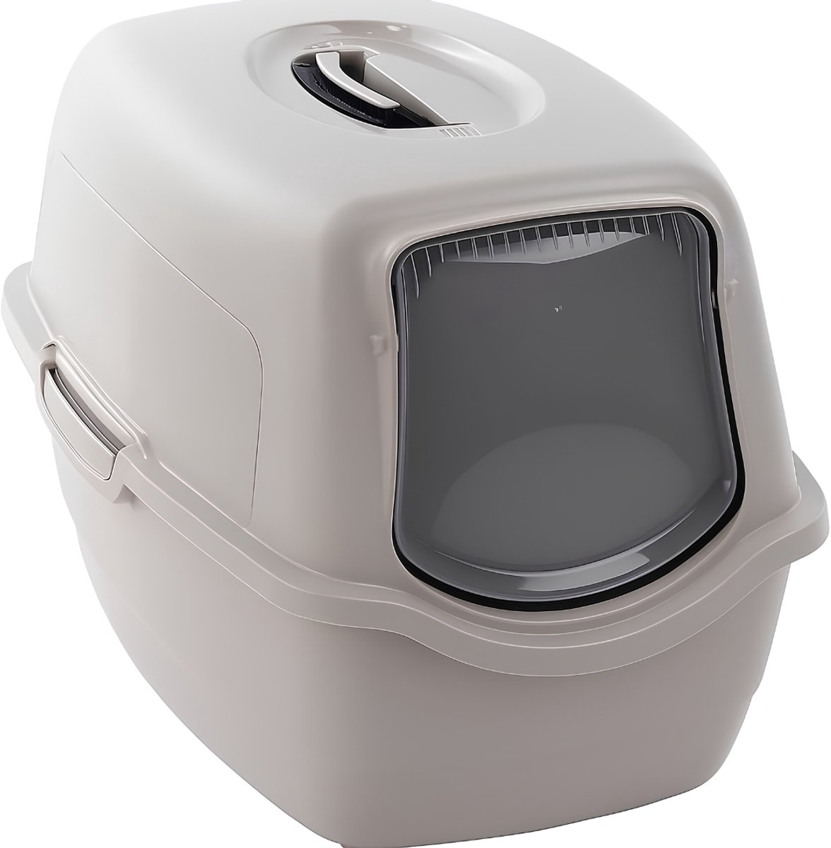 LNMsolutions® Kattenbak - Kattenbakvulling - Kattentoilet - Grijs - 56cm x 39cm x 39cm