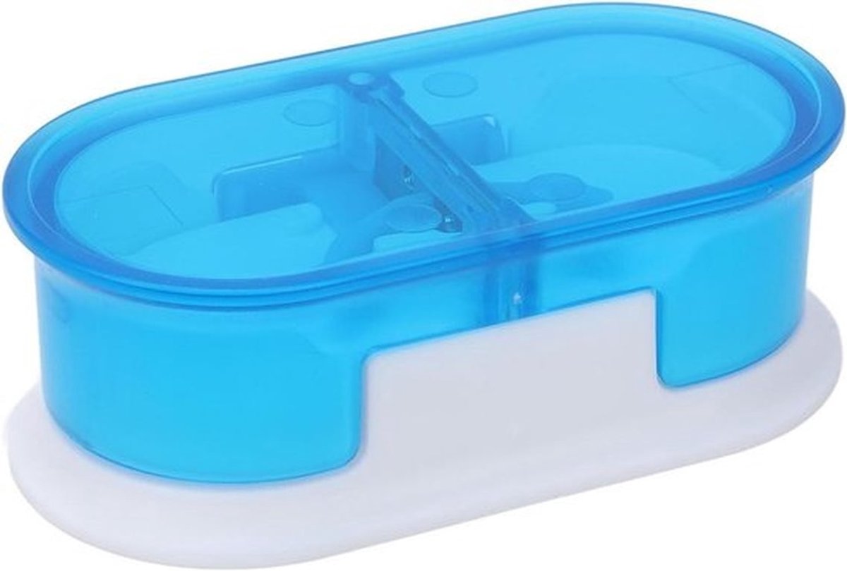 Medicatie Splitter Draagbare Divider Snijapparaat - Organizer - Grote en Kleine Pillen - Roestvrij Stalen Bladen - Vitaminen Thuis - Geschikt voor diverse tabletten en medicijnen - Wit.