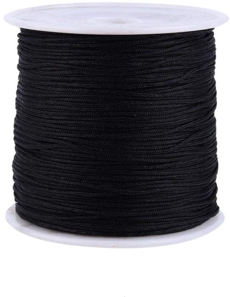 Knotensnoer 100m - Nylon Dikte 0,8mm - Sieradenproductie - Macrame - Parelborduurwerk - Handgemaakt Knutselen - Sieradenkoord