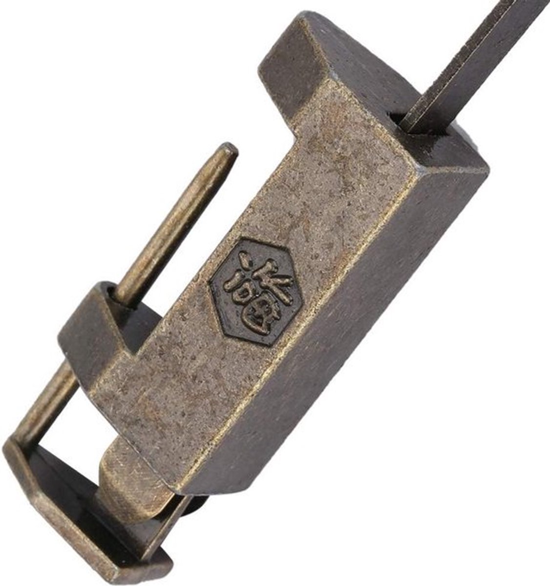 Vintage Chinees Hangslot Antieke Retro Stijl met Sleutel voor Sieraden Doos Lade(S)