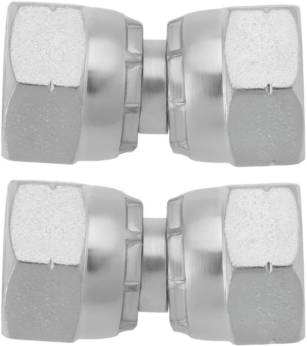 Hydraulische Koppeling - Draaibare Adapter - Koolstofstaal - 1/4 Inch - Vrouwelijke Aansluiting - Geschikt voor diverse toepassingen