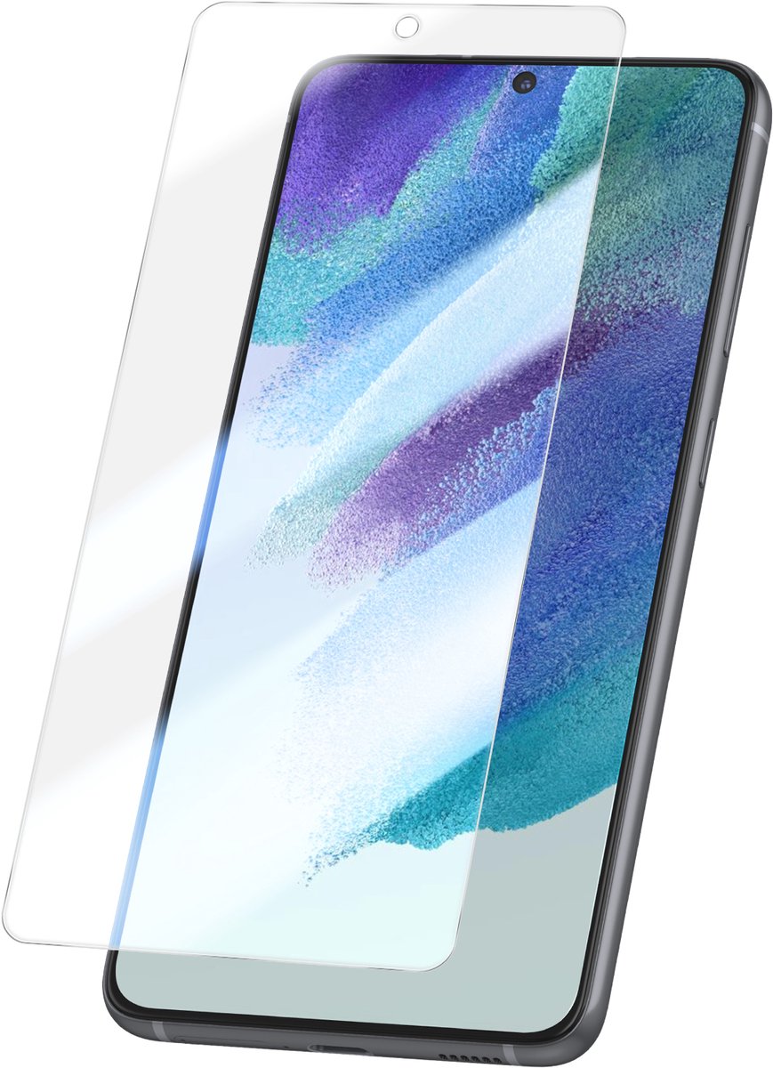 Mayaxess, Gehard Glas Geschikt voor Samsung Galaxy S21 FE Screenprotector 9H Schokbestendig, Transparant