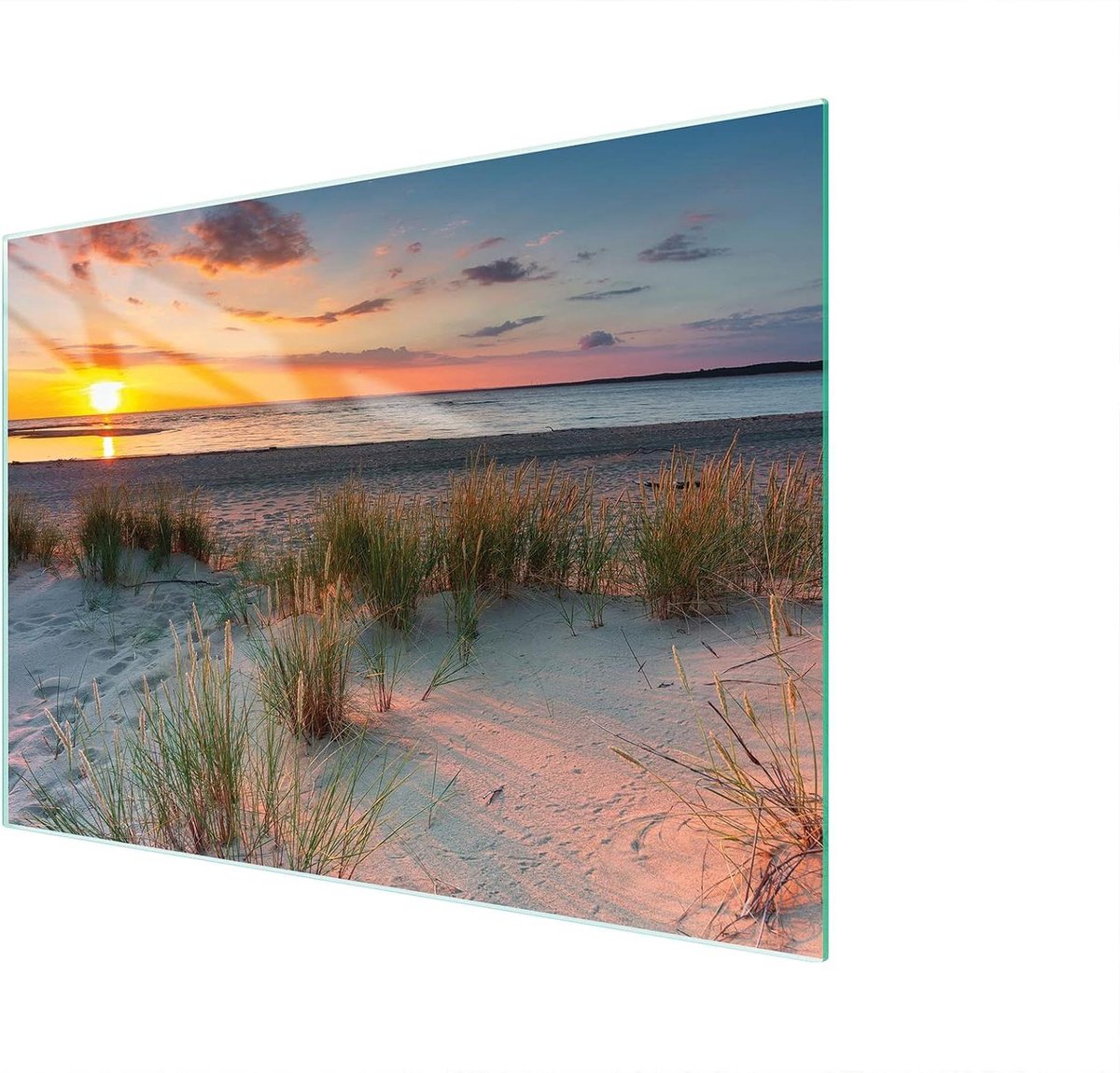 Glazen Werkbladbeschermer - Kookplaat Afdekplaat - Keukenwerkblad Beschermen - Gehard Krasbestendig Glas - 40 x 30 cm - Decoratief