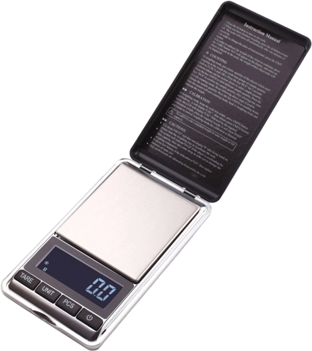 longziming -Digitale Precisieweegschaal 1000g x 0,1g – Mini Zakweegschaal met LCD Display – Tare- en Telfunctie – Gramweegschaal voor Sieraden, Goud, Munten, Kruiden en Hobbygebruik