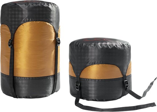 Synthetische Slaapzak - Mummy model - Kamperen en Hiken - Thermo Stretch Comfort - Tot 175 cm - Amandel Sequoia van Merkloos — afbeelding 3